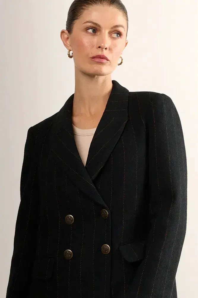 Chaquetón negro Magriffe elegante para mujer - 2