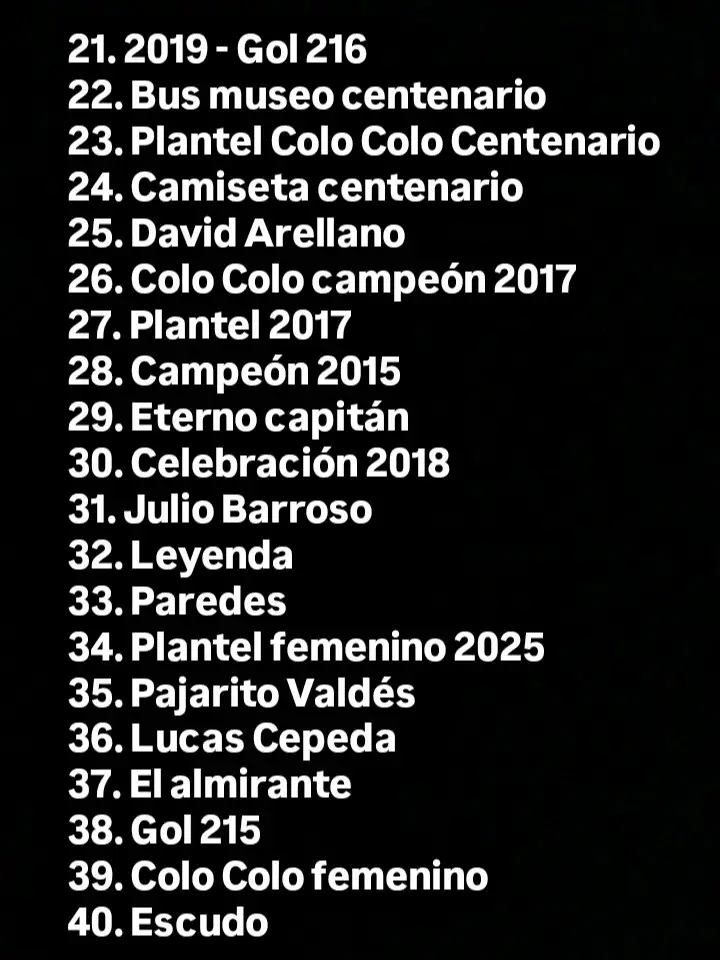 49 cartas - Extensi贸n Colo Colo Centenario. - 5