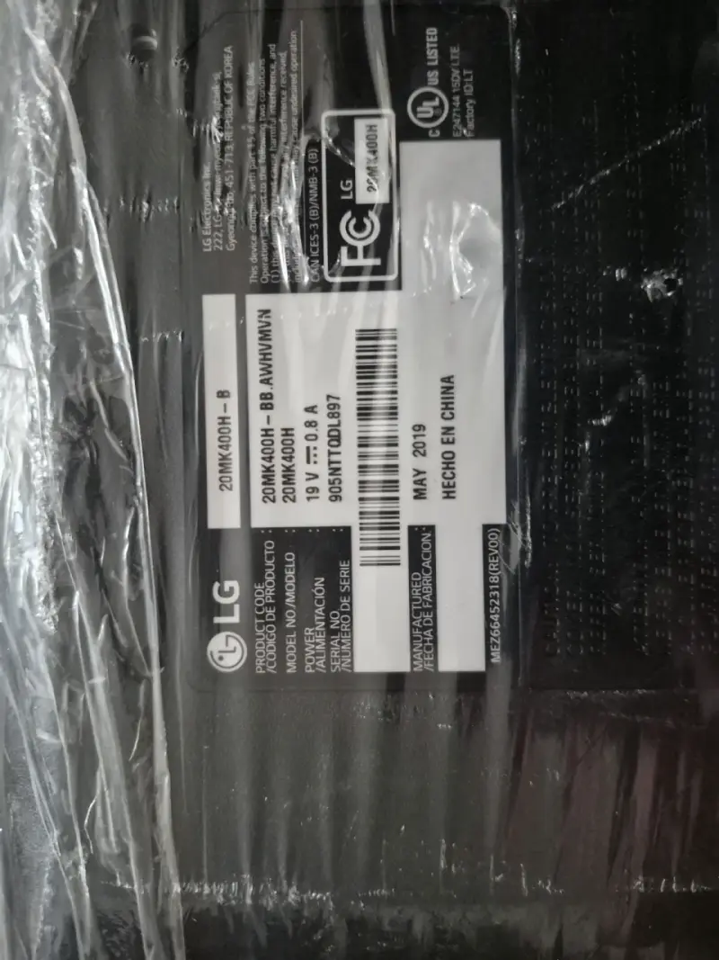 Monitor LED LG 19.5 pulgadas HD - 2