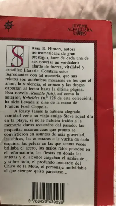 Libro 'La ley de la calle' de S.E. Hinton - miniatura 2