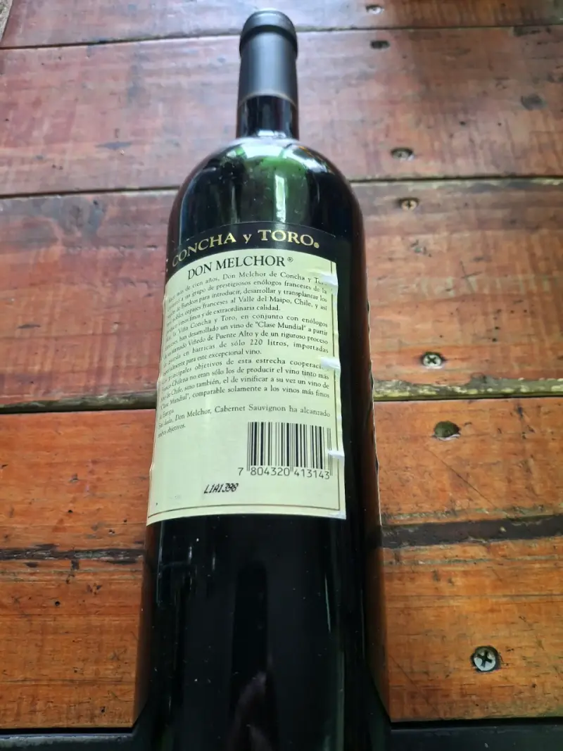 Vino Don Melchor Cabernet Sauvignon 1995 - 2