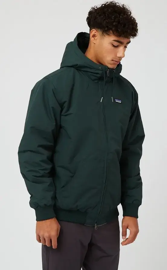 Chaqueta Verde Patagonia con Capucha  hombre,M - 2