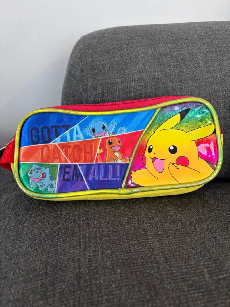 Estuche escolar Pokémon con Pikachu y amigos