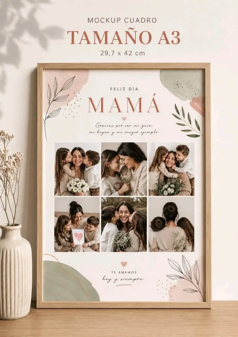 Cuadro decorativo para el Día de la Madre - 6