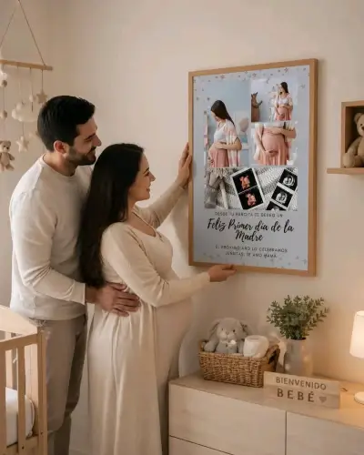 Cuadro Personalizado Día de la Madre con Fotos - miniatura 1
