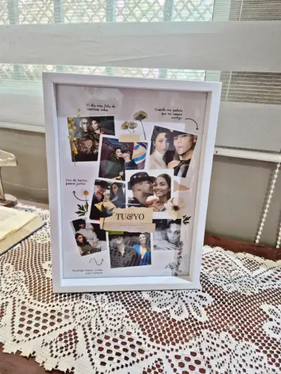 Marco de fotos collage personalizado tipo caja - miniatura 1