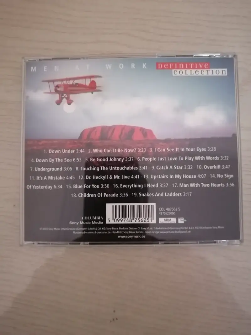CD Men At Work Definitive Collection, Original - 3