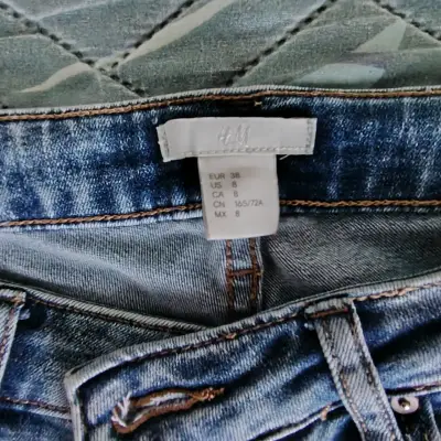 Jeans azul clásico H&M talla 38 - miniatura 1