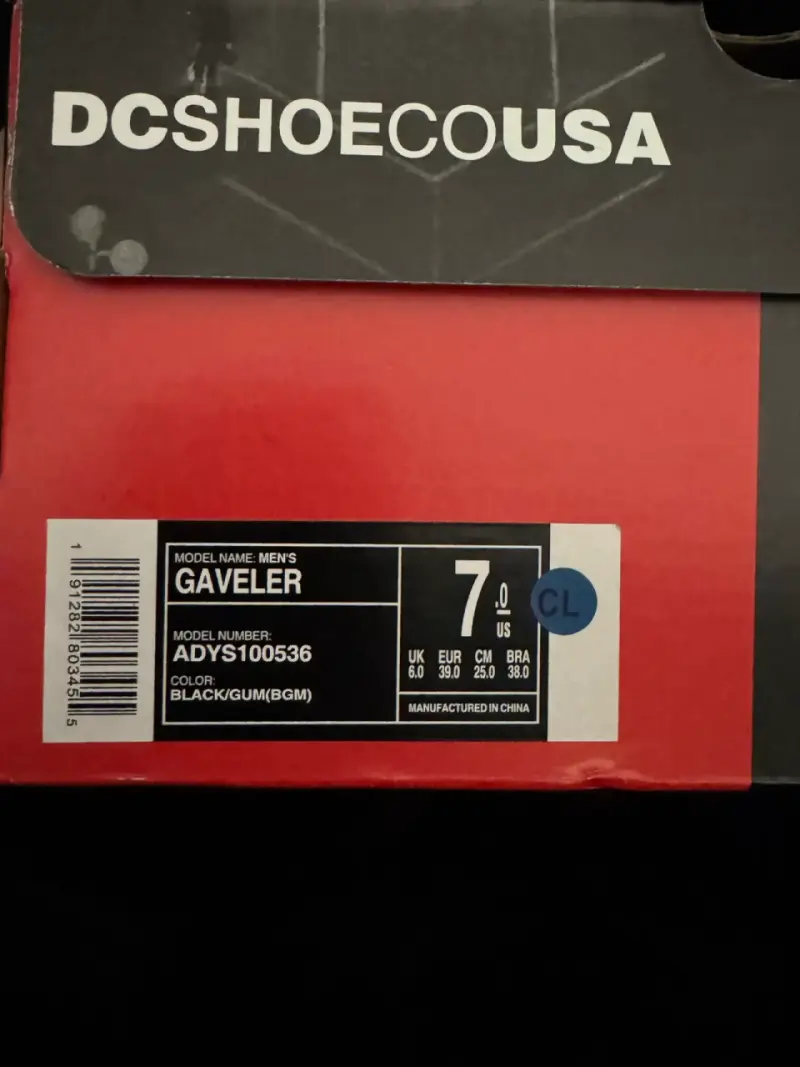 Zapatillas negras DC Shoes Gaveler para hombre - 3