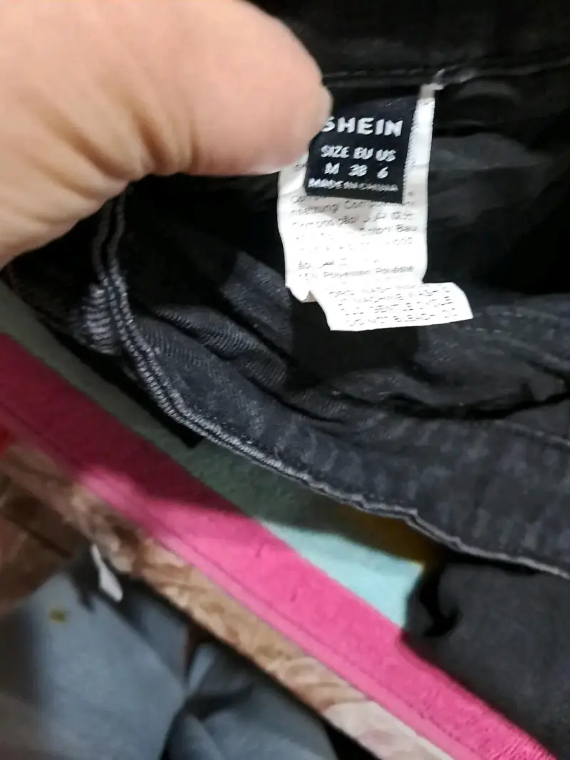 Jeans anchos negros de mujer Shein - 2