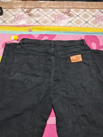 Jeans anchos negros de mujer Shein - miniatura 3