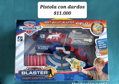 Pistola de juguete con dardos de espuma - miniatura 2