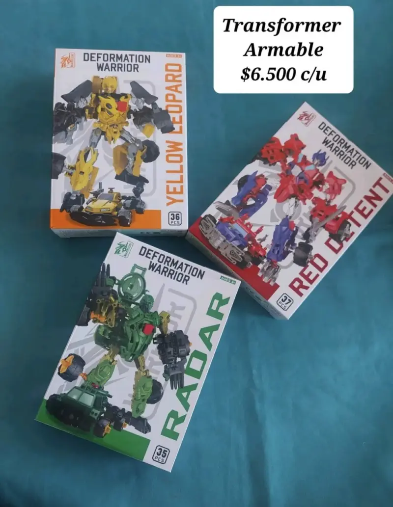 Juguete Transformer Armable Deformation Warrior
