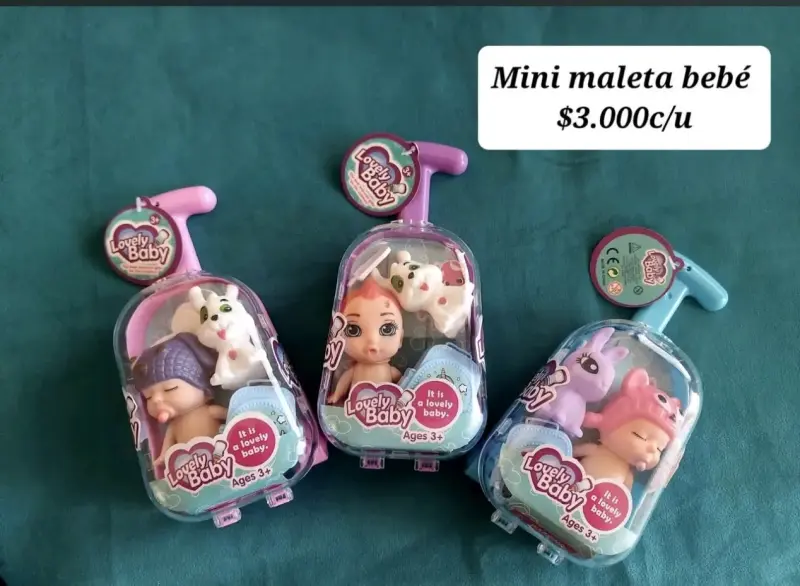 Mini maleta bebé Lovely Baby con muñeco