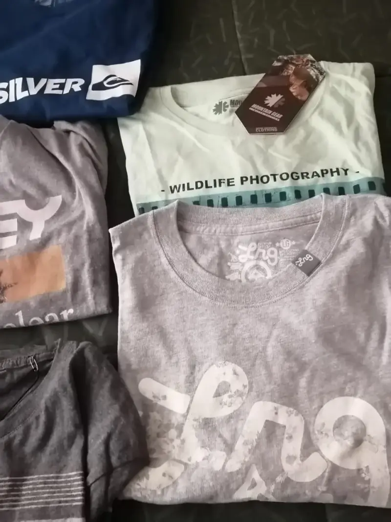 Pack de poleras hombre, originales, talla L y M - 2