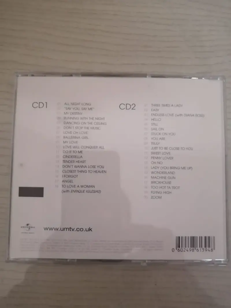 CD Lionel Richie & The Commodores - The Definitive Collection - 2