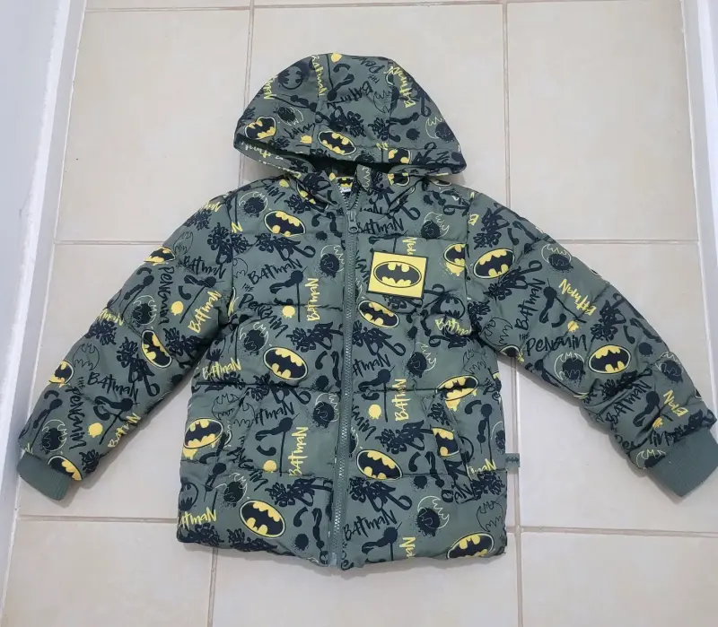 Chaqueta de niño con capucha Batman
