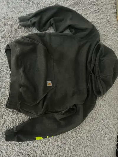 Polerón con Capucha Carhartt Gris Oscuro - miniatura 2
