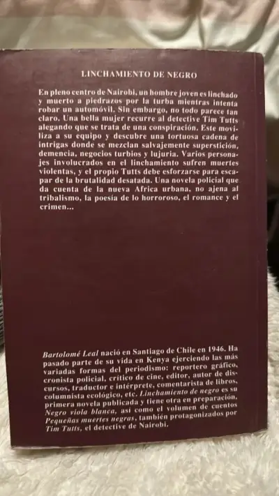 Libro Linchamiento de Negro por Bartolomé Leal - miniatura 2