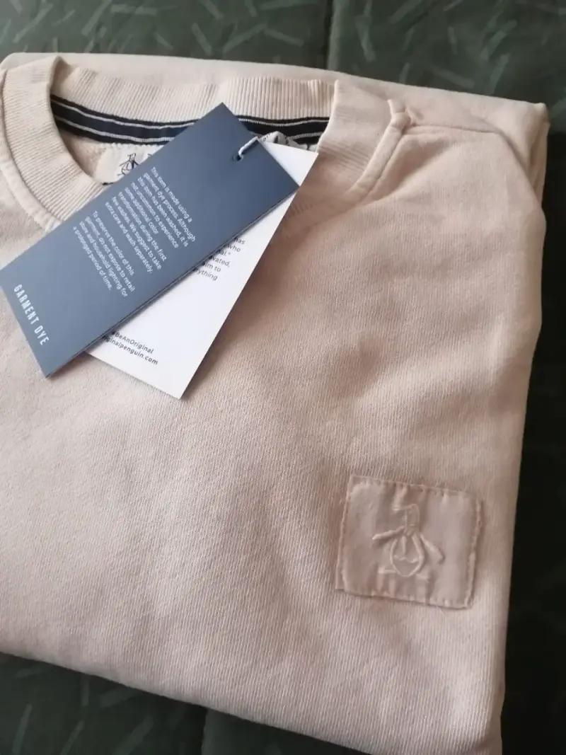 Polerón beige Original Penguin, M , nuevo - 4