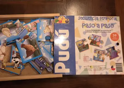 Rompecabezas de Madera Secuencia Temporal Pudu - miniatura 2
