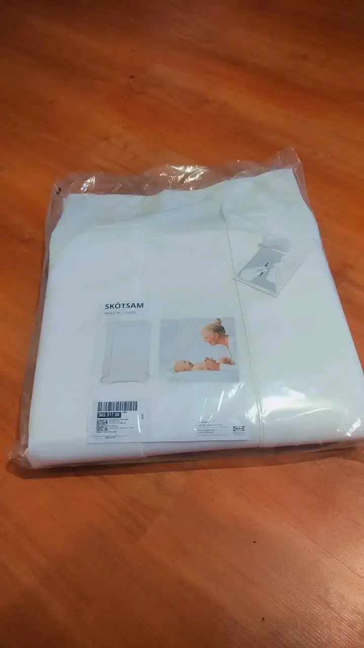 Cambiador para bebé IKEA Skötsam blanco - 1
