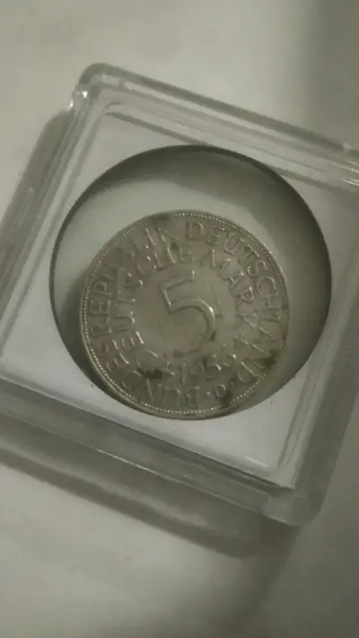 Moneda Alemana 5 Deutsche Mark 1958 - miniatura 1