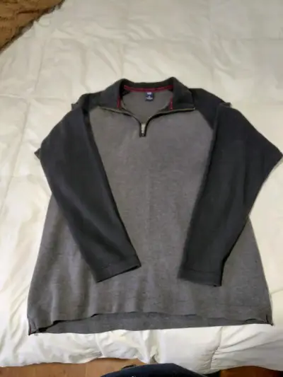 Polerón gris con cierre GAP para hombre - miniatura 2