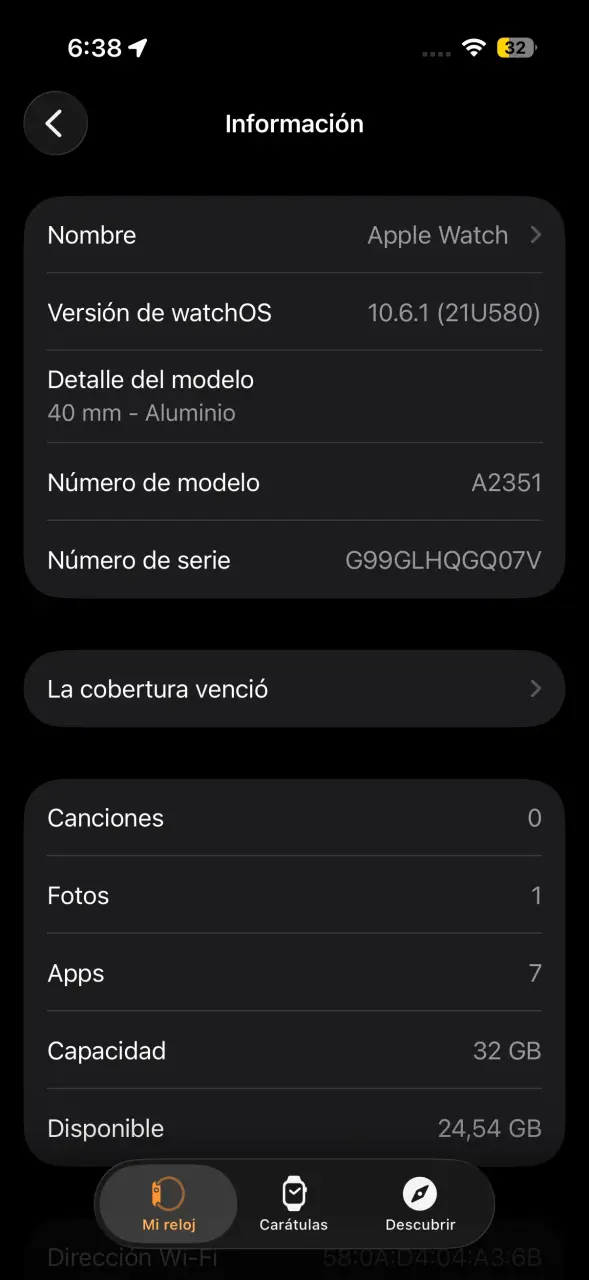 Reloj inteligente Apple Watch SE 40 mm - 5