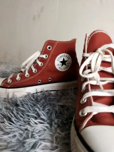 Zapatillas Converse All Star rojas de lona - miniatura 2