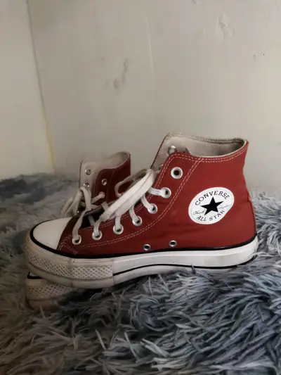 Zapatillas Converse All Star rojas de lona - miniatura 3