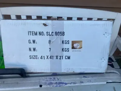 Lavamanos de sobreponer SLC905B blanco 36x36x14 - miniatura 3