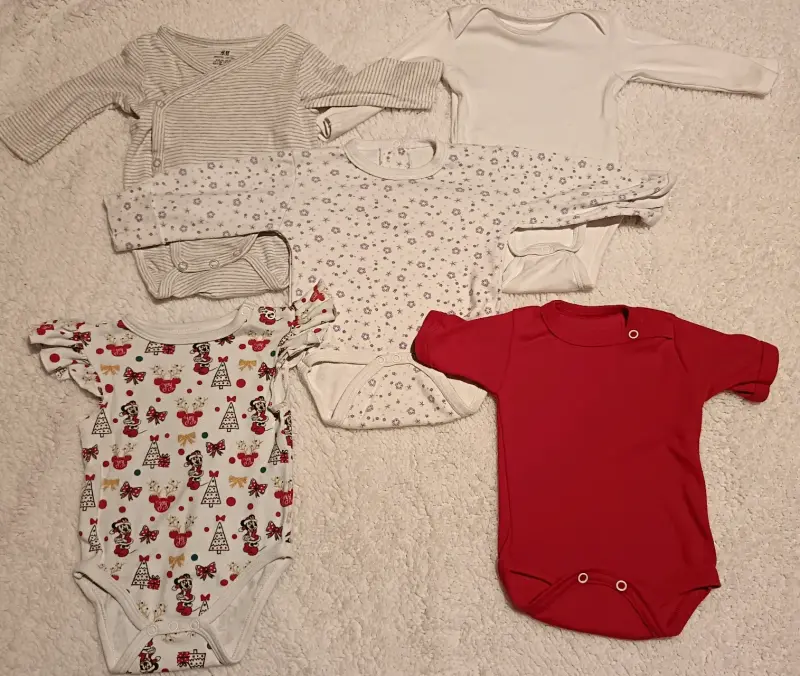 Lote de bodies para bebé de algodón variados