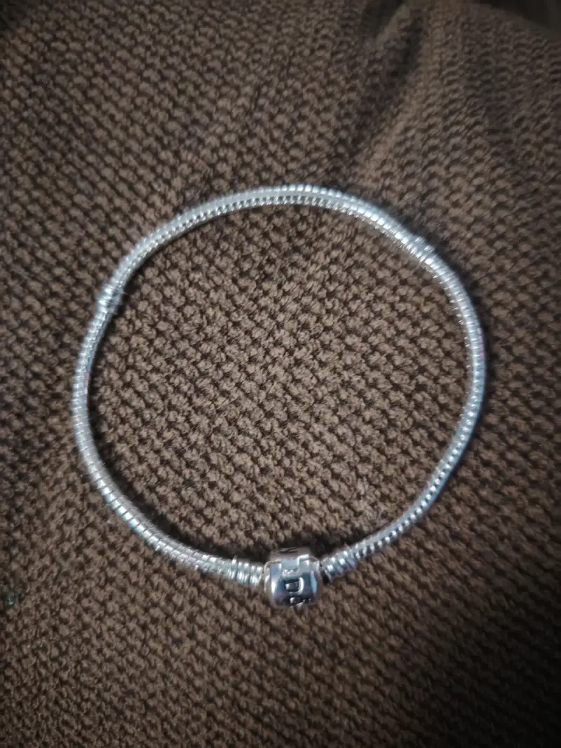 Pulsera de plata Pandora 20 cms - 1