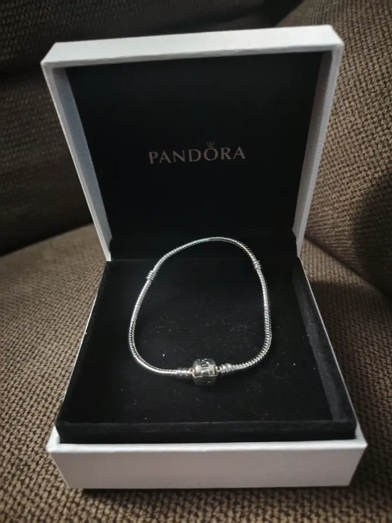 Pulsera de plata Pandora 20 cms - 2