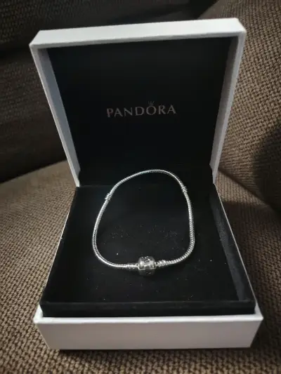 Pulsera de plata Pandora 20 cms - miniatura 2
