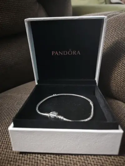 Pulsera de plata Pandora 20 cms - miniatura 3