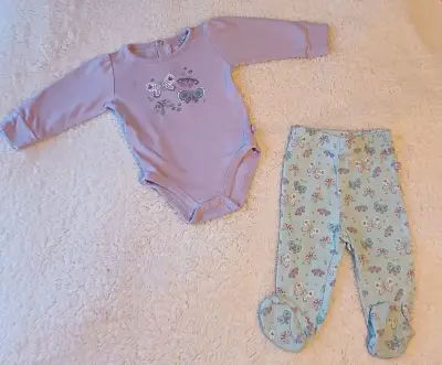 Conjuntos de ropa para bebé en tonos rosados - miniatura 3