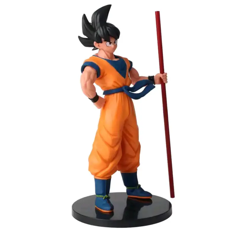 Figura de acción Goku Dragon Ball con bastón - 2