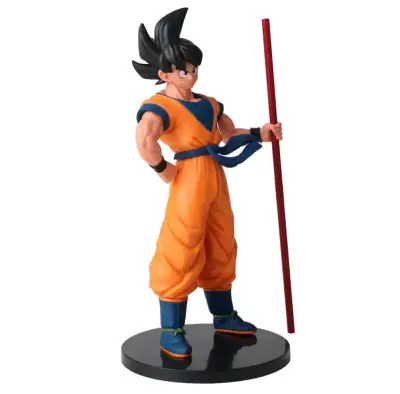 Figura de acción Goku Dragon Ball con bastón - miniatura 2