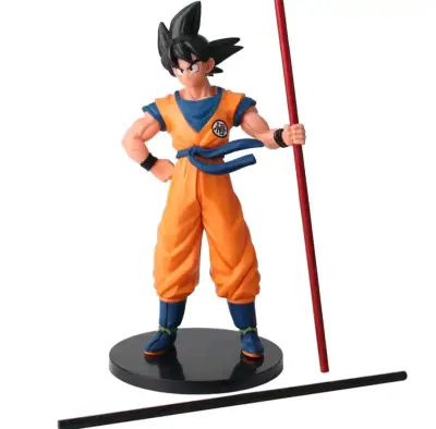 Figura de acción Goku Dragon Ball con bastón - miniatura 4