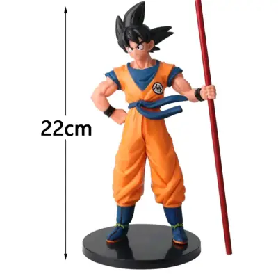 Figura de acción Goku Dragon Ball con bastón - miniatura 5
