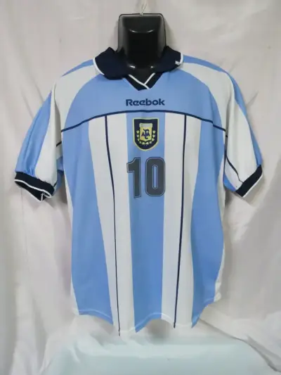 Camiseta Reebok Argentina 10 año 2001 Reebok - miniatura 1