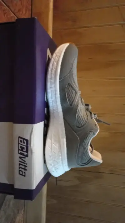 Zapatillas deportivas grises Actvitta para mujer - miniatura 2
