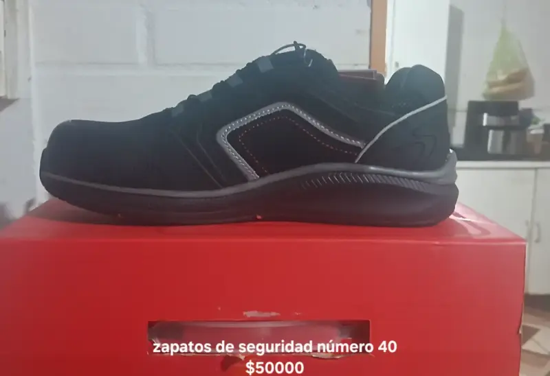 Zapatos de seguridad negros talla 40
