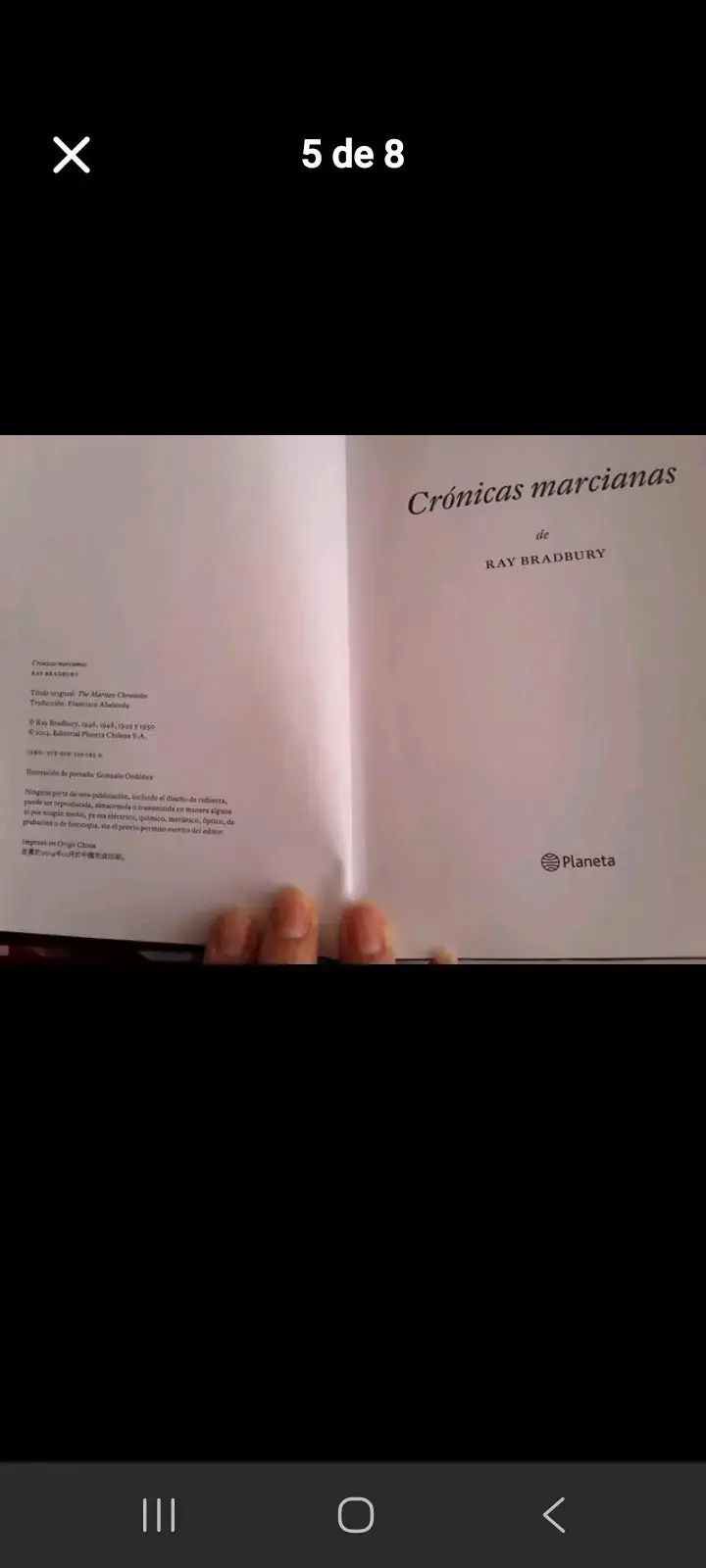 Libro Crónicas Marcianas de Ray Bradbury - 4
