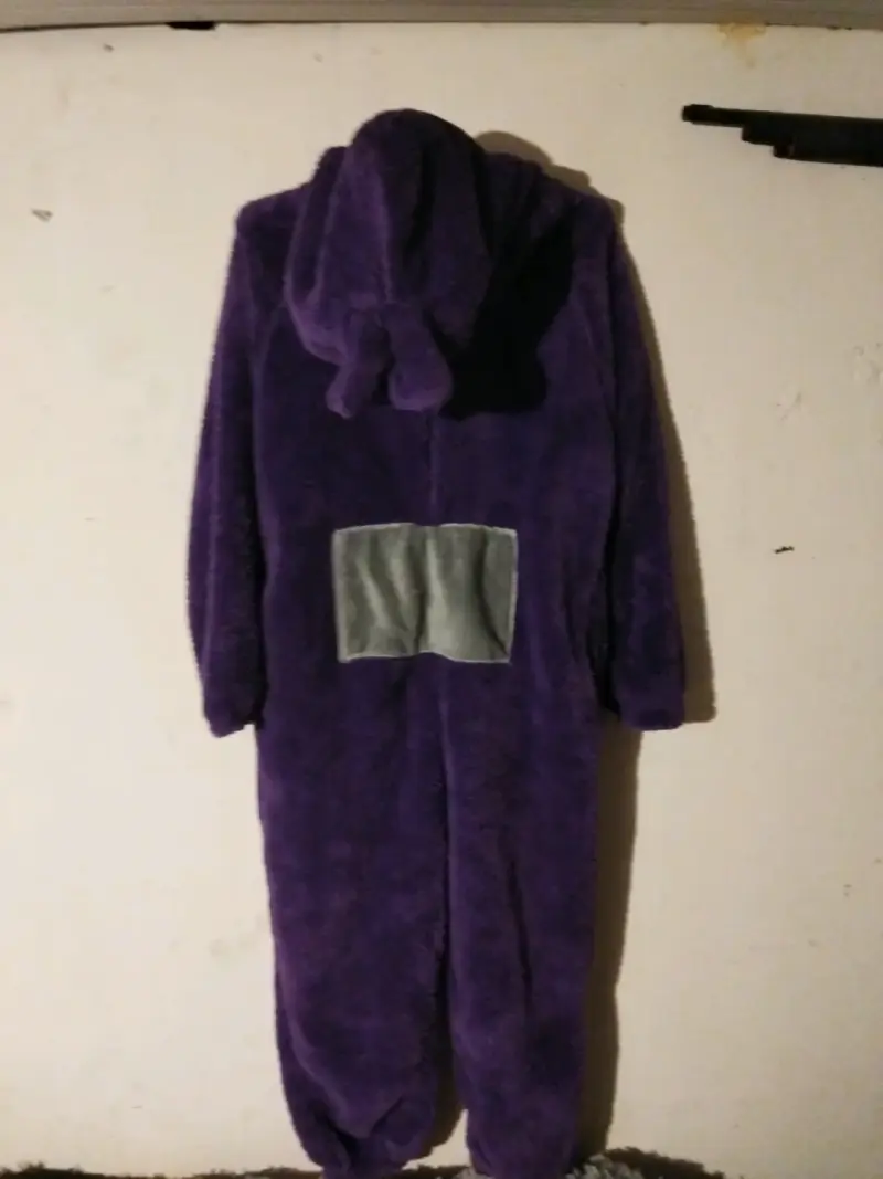 Disfraz de teletubbie morado con capucha - 2