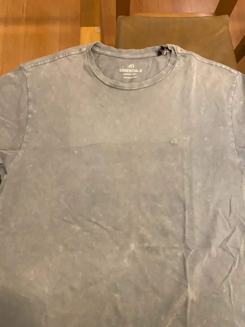 Polera Essentials gris de algodón orgánico - 1