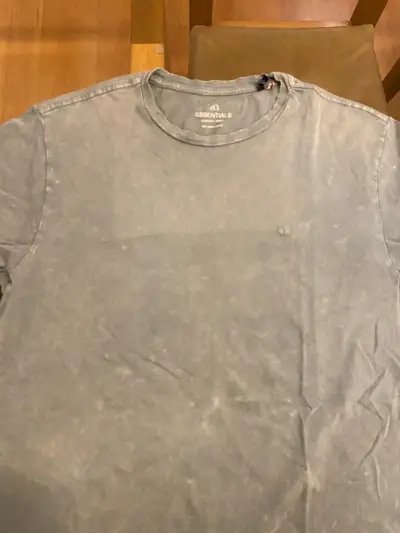 Polera Essentials gris de algodón orgánico - miniatura 1