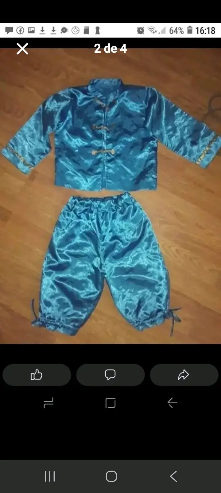 Disfraz de príncipe azul para niños - 1